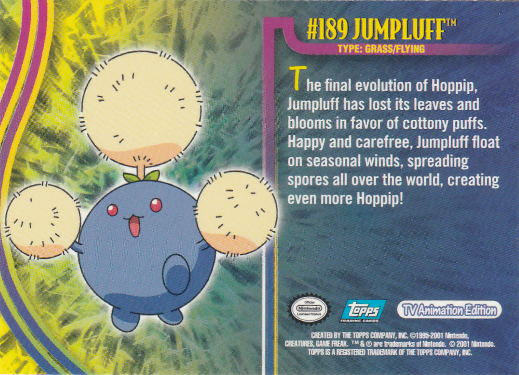 Jumpluff achterkant