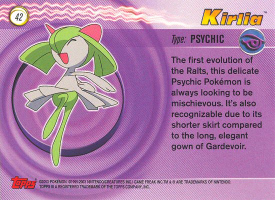 Kirlia achterkant