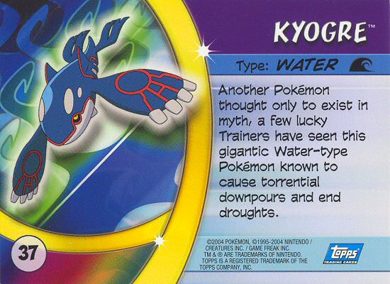Kyogre achterkant