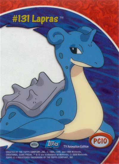 Lapras achterkant