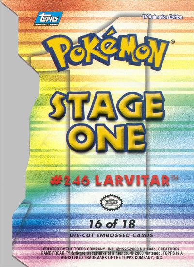 Larvitar achterkant