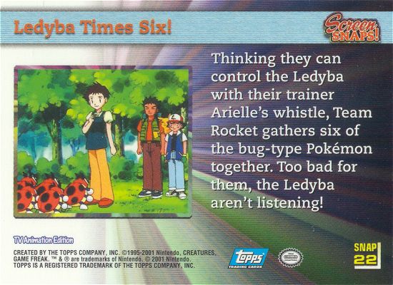 Ledyba Times Six! achterkant