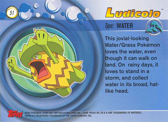 Ludicolo achterkant