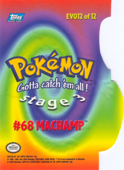 Machamp achterkant