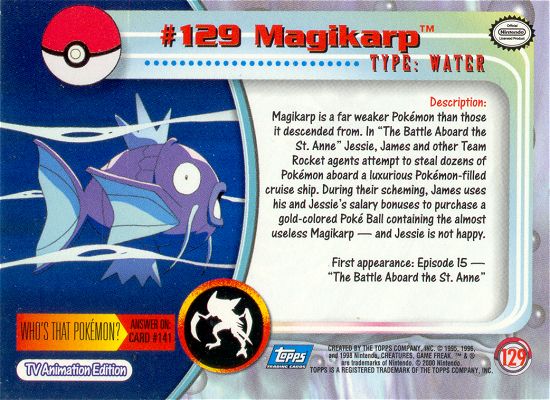 Magikarp achterkant