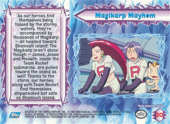 Magikarp Mayhem achterkant
