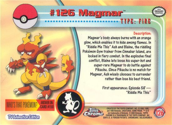 Magmar achterkant