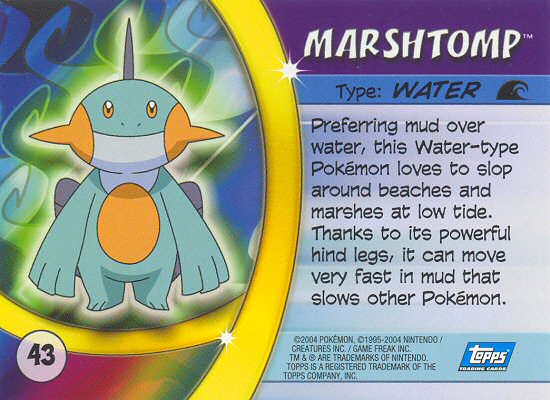 Marshtomp achterkant