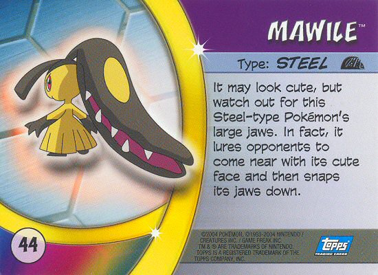 Mawile achterkant