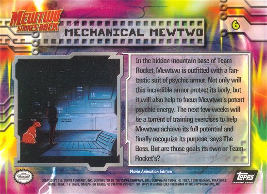 Mechanical Mewtwo achterkant