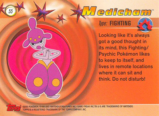 Medicham achterkant