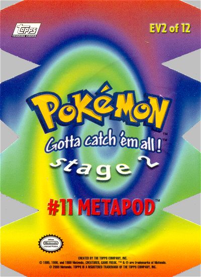 Metapod achterkant