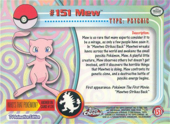 Mew achterkant