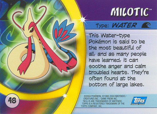 Milotic achterkant