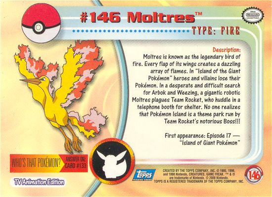 Moltres achterkant