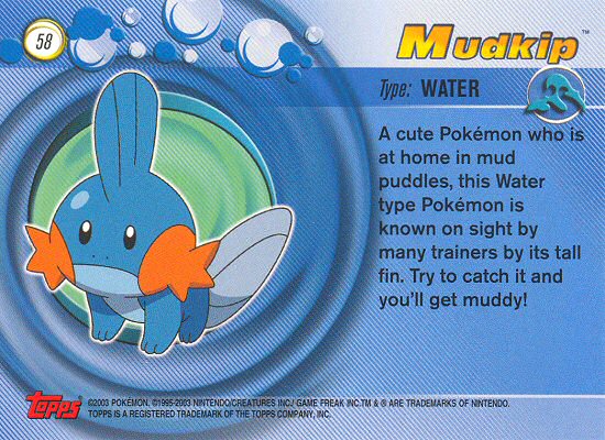 Mudkip achterkant