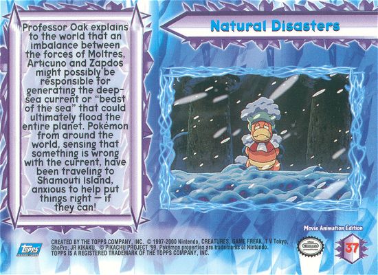 Natural Disasters achterkant