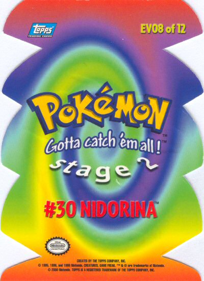 Nidorina achterkant