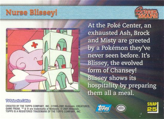 Nurse Blissey! achterkant