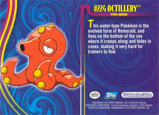 Octillery achterkant