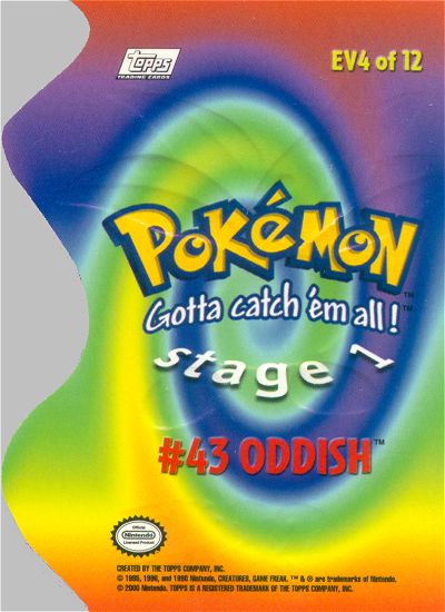 Oddish achterkant