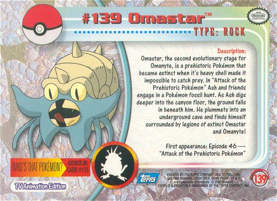 Omastar achterkant