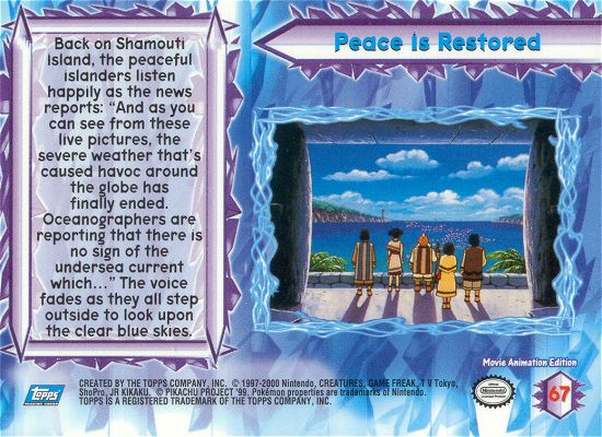 Peace Is Restored achterkant