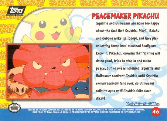 Peacemaker Pikachu achterkant