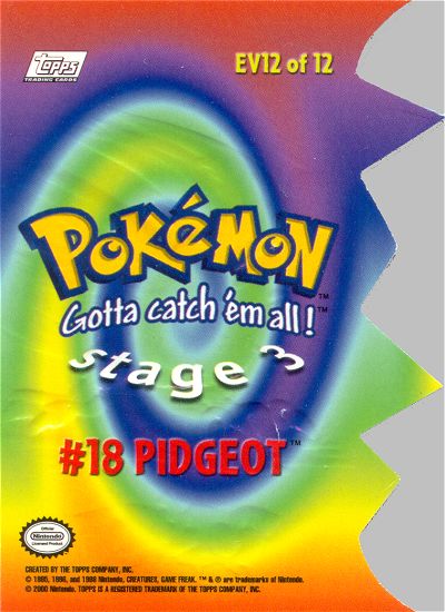 Pidgeot achterkant