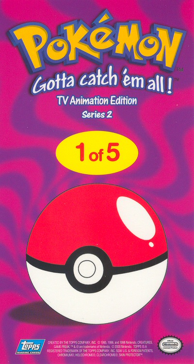 Pikachu & friends achterkant