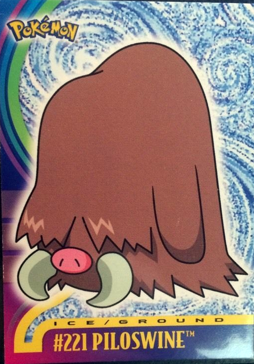 Piloswine achterkant