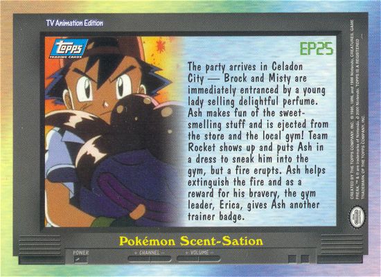 Pokemon Scent-Sation achterkant