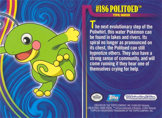 Politoed achterkant