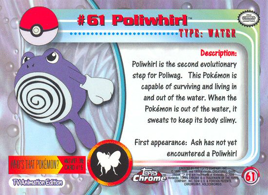 Poliwhirl achterkant