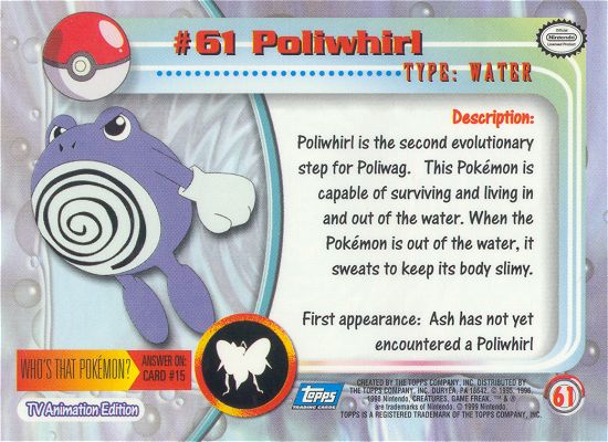Poliwhirl achterkant