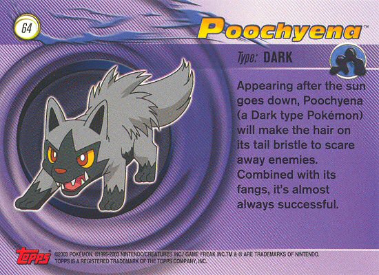 Poochyena achterkant