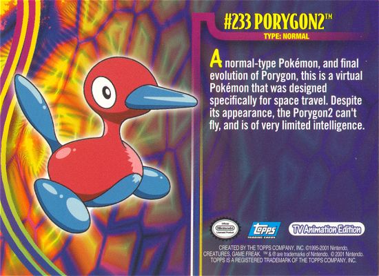 Porygon2 achterkant