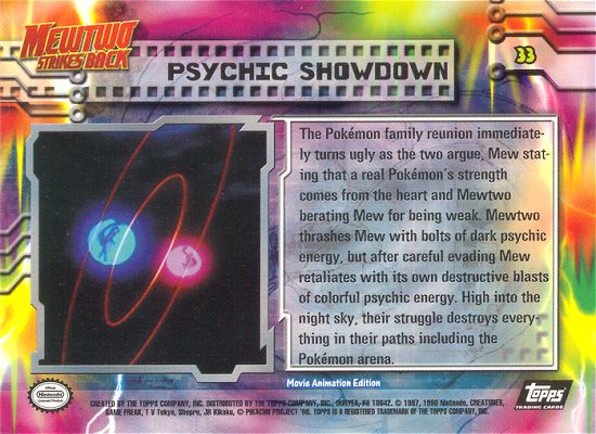 Psychic Showdown achterkant