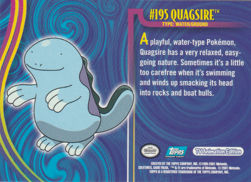 Quagsire achterkant