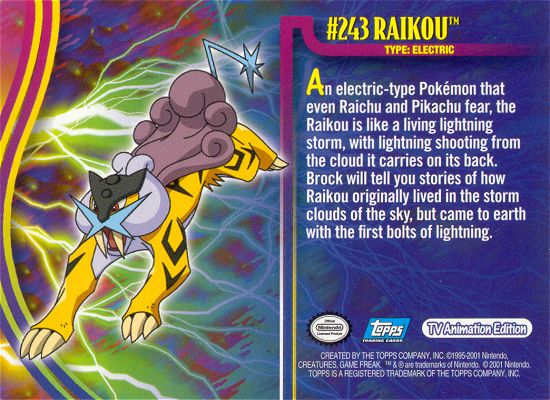 Raikou achterkant