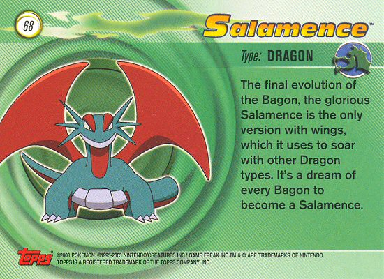 Salamence achterkant