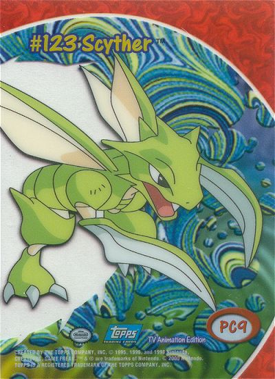 Scyther achterkant