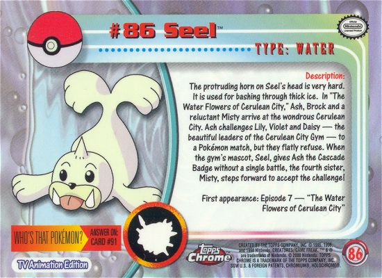 Seel achterkant