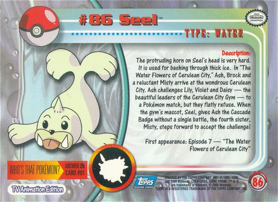 Seel achterkant