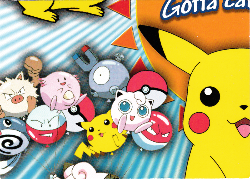 Several Pokemon and Poke Balls