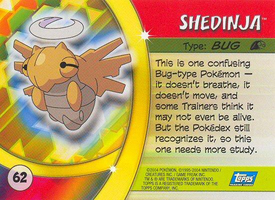 Shedinja achterkant