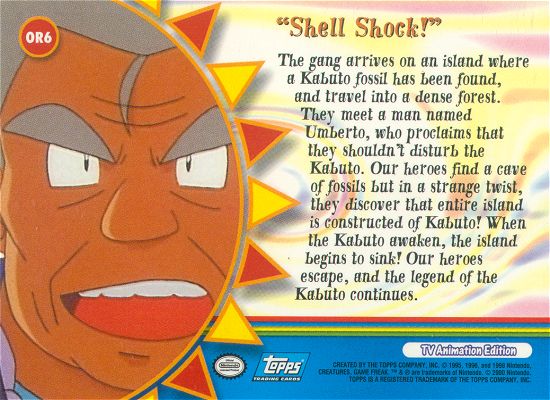 Shell Shock! achterkant