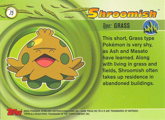 Shroomish achterkant