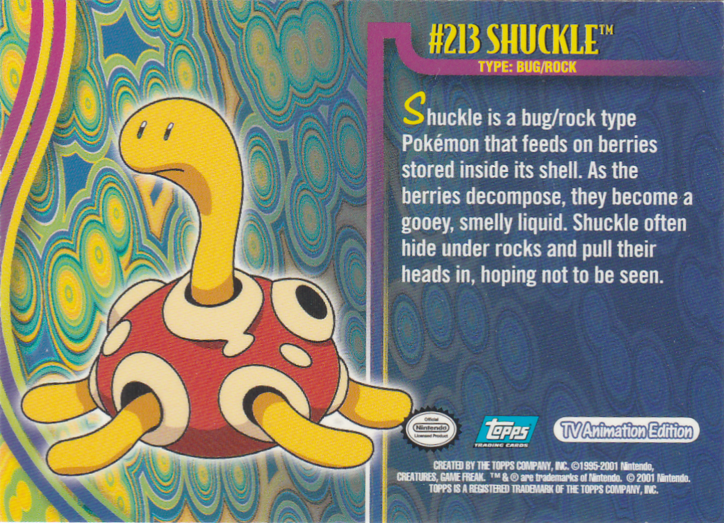 Shuckle achterkant