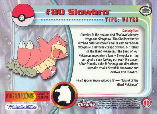 Slowbro achterkant